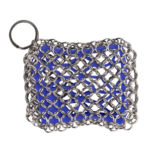 Blue Chainmail Scrubber