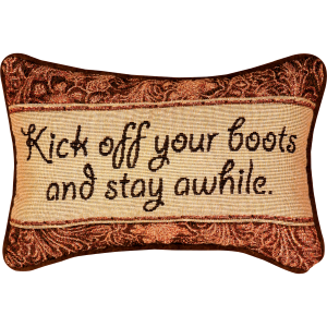 Kick Off Your Boots Pillow
