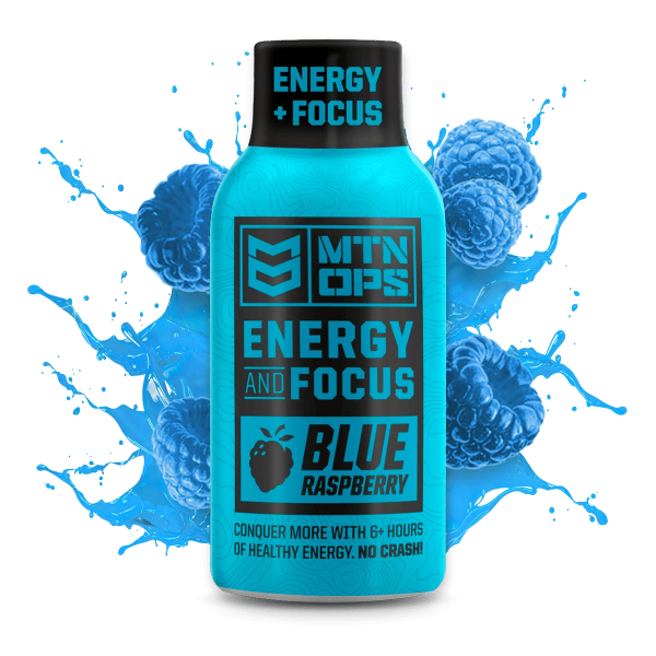 Energy and Focus Shot Blue Raspberry