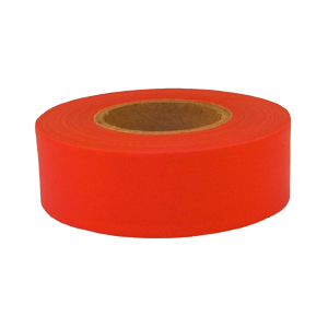 Sub-Zero Flagging Tape, Pvc, Fluorescent Red, 12 Box