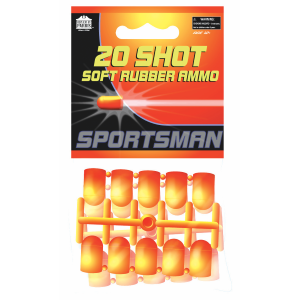 Sportsman 20 Shot Soft Rubber Ammo