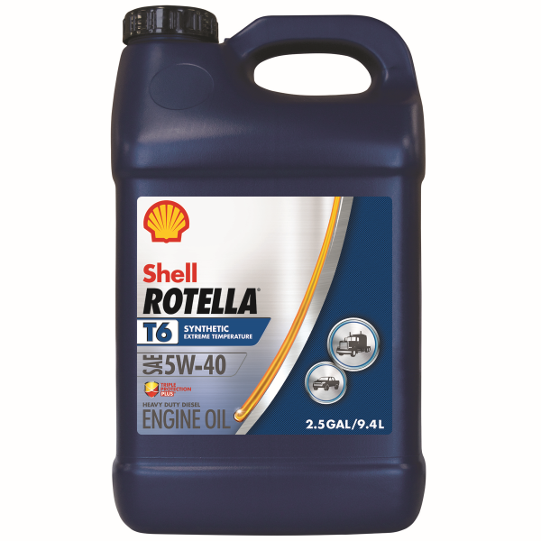 Rotella T6 5W-40 Full Synthetic Heavy Duty Diesel Motor Oil