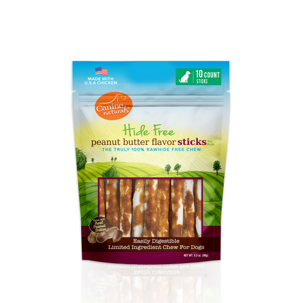Rawhide Free Peanut Butter Flavor Sticks