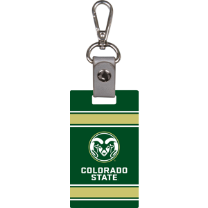 2" x  3.5" Colorado State University Logo Bag Tag
