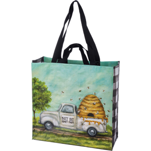 Bees Truck Market Tote