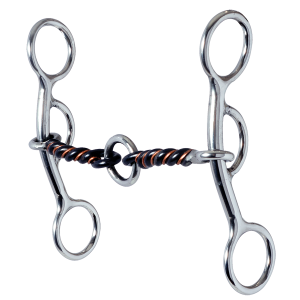 Just Enough - 3-Piece Sweet & Sour Snaffle with Lifesaver Bit