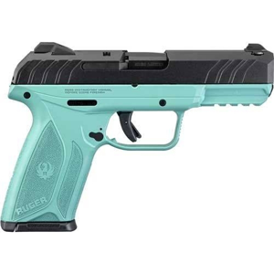 9mm Security-9 4" Bl/Turquoise Pistol -15 Rounds