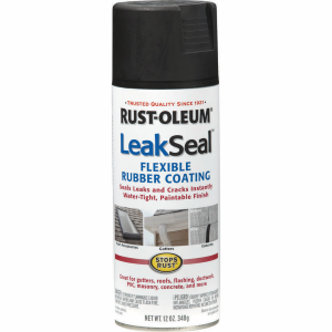 Leak Seal Black Flexible Rubber Coating