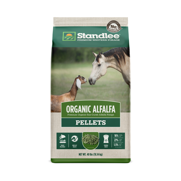 Organic Alfalfa Pellets Horse Feed
