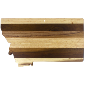 Rock and Branch Shiplap Series Montana State Cutting Board