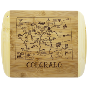 A Slice of Life Colorado Serving & Cutting Board