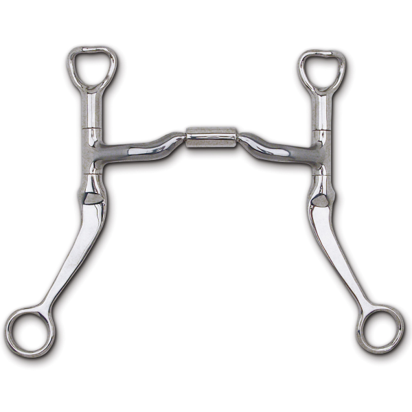 Flat Shank with Sweet Iron Low Port Comfort Snaffle