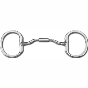 Stainless Steel Eggbutt with Low Port Comfort Snaffle