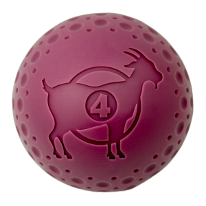 Purple GOAT Large Ball Dog Toy