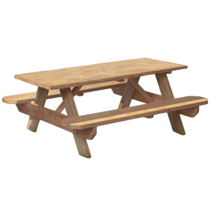 6' Wood Picnic Table Kit