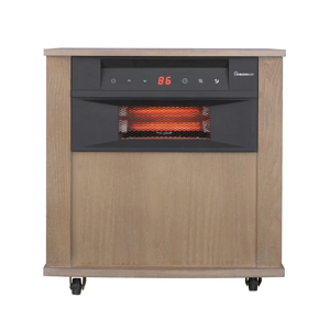 18" 1000/1500W Digital 6 Tube Infrared Heater with Remote
