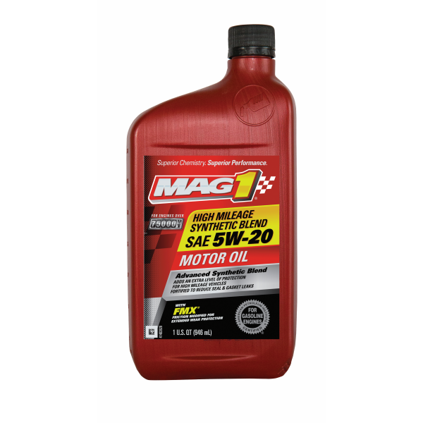High-Mileage Synthetic Blend 5W-20 Engine Oil