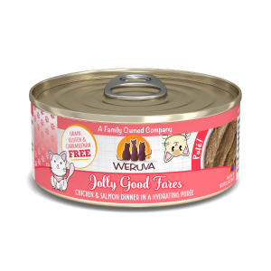 Jolly Good Fare Chicken and Salmon Dinner in a Hydrating Puree Wet Cat Food