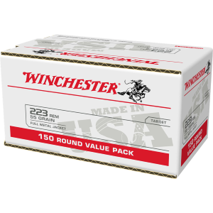 USA White Box .223 Rem 55 Grain Target Ammo - 150 Rounds