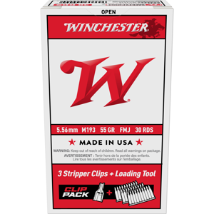 5.56mm M193 55 FMJ WIN LC Clip Pack