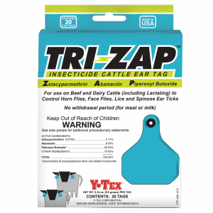 Tri-Zap Ear Tag 20 Count