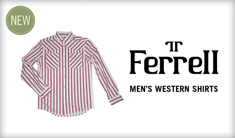 Ferrell Men's Western S 
 Shirts